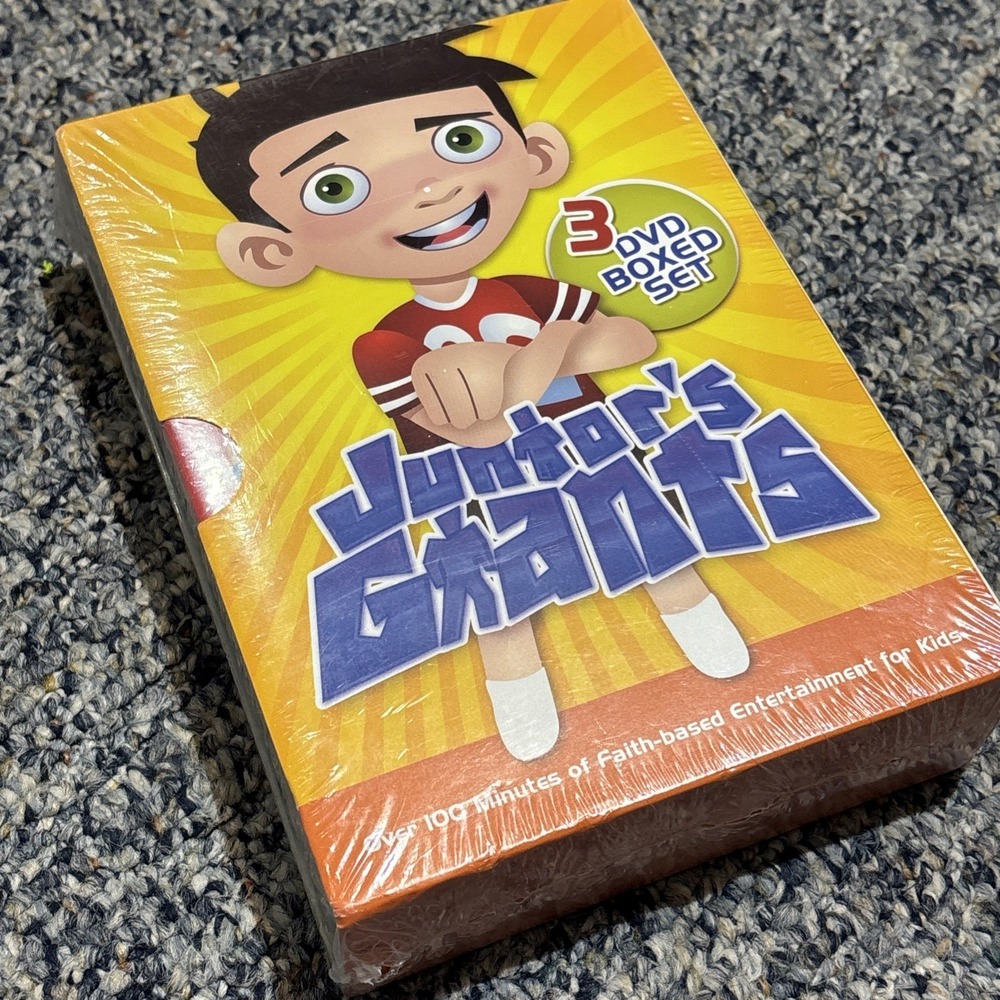 Junior's Giants 3 DVD Set Faith-Based Series FUNNY 100 Minutes Truth Envy Anger